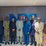 Top management staff of the Nigerian Communications Commission (NCC) and members of the borad of the Internet Exchange Point of Nigeria (IXPN) during a meeting in Abuja.